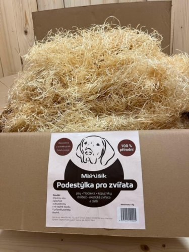 Podestýlka pro psy - 5kg, dřevitá vlna