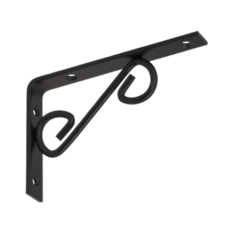 Konzole dekorativní jednoduchá černá 150 x 100 mm, WOP150 C