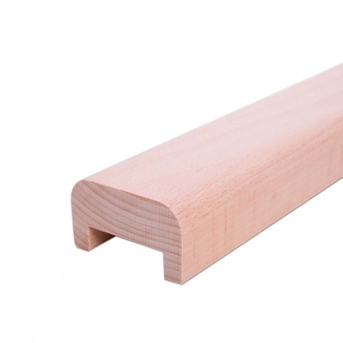 Dřevěné madlo panelákové HLPD4828 - 48 x 28 mm, buk cinkovaný - Délka madla: 3m