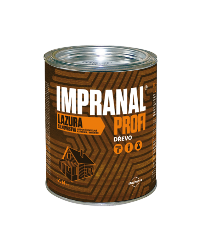 Impranal Profi Lazura - Barva: Palisandr, Balení: 0,75 l