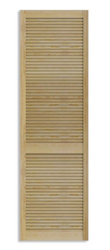 Lamelové dveře 2422 x 494 mm - borovice, otevřený profil