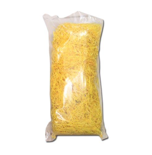 Dekorační dřevitá vlna - žlutá, 100 g