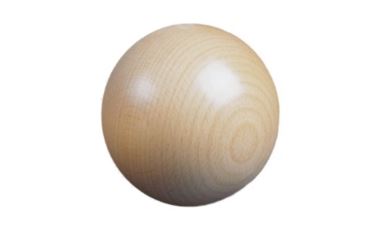 Dřevěná koule ∅ 45 mm KU45 - Dřevina: Buk