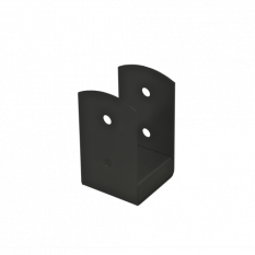 Kotevní prvek typ U černý 71 x 71 x 120 x 2,5 mm PSOL (49400702)