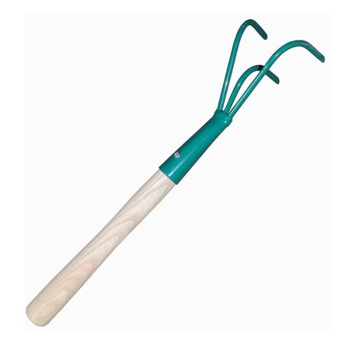 3 hrotý kypřič půdy s násadou - 24 cm
