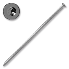 Šroub okenní (turbo) TX 7,5 x 82, bílý zinek, zápustná hlava, plný závit