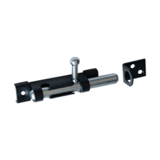 Zástrč s kulatým jezdcem úzká černá 70 x 10 mm