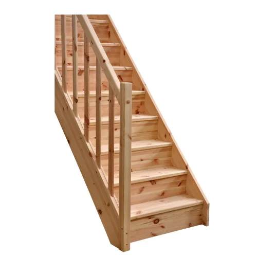Mlynářské schody EXTRA d.300 x š.80cm borovice