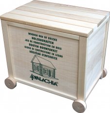 Vario box 418 dílů - dřevěná stavebnice