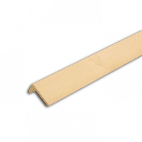 Rohová lišta č.188 - 20 mm x 40 mm, 1 oblá hrana " L", smrková, ŠL2040D