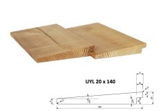 Obkladový profil UYL 20 x 140 mm - THERMOWOOD