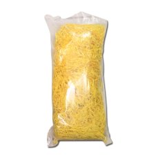 Dekorační dřevitá vlna - žlutá, 100 g