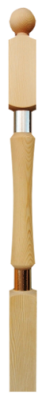 Dřevěný sloup SL011 - Dřevina: Smrk + LAK