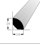 Rohová lišta č.364 - 14 mm x 14 mm x 2,40 m, vnitřní, nastavovaná BO/SM, RV1414