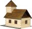 Kostel 213 dílů - dřevěná stavebnice