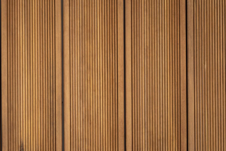 Prkno terasové 28 x 120 x 4200 mm - severská borovice, tlaková impregnace, rýhované