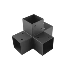 Spojovací plech 100 x 100 mm, černý X GPX100