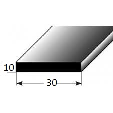 Plochá lišta č.007 - 30 mm x 10 mm, smrková, ŠH3010