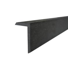 Ukončovací lišta UNVOC tmavě šedá 40 x 60 x 2200 mm