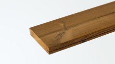 Terasový profil, boční úchyty 26x140mm * 4,2m RW - Thermowood sev. borovice, hladká/hladká