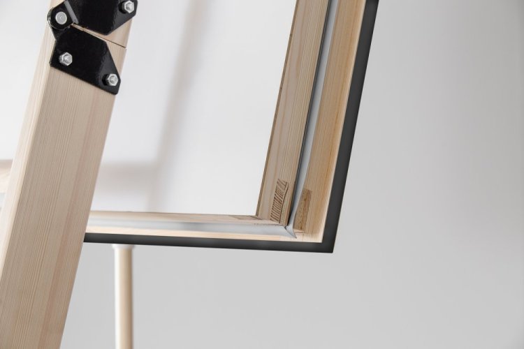 Půdní schody Ei 45 POLAR protipožární H280 - Rozměr segmentu: d120 x š70 cm