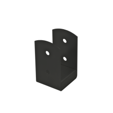 Kotevní prvek typ U černý 71 x 71 x 120 x 2,5 mm PSOL (49400702)
