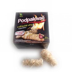 Eko Podpalovač z dřevité vlny 80 mm - 25 ks
