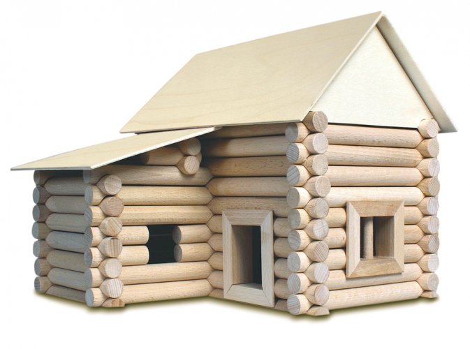 Vario XL 184 dílů - dřevěná stavebnice