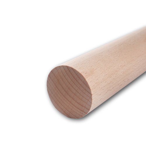Dřevěné madlo kruhové HL45 - ∅ 45mm, dub cinkovaný - Délka madla: 4m