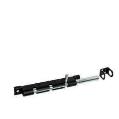 Zástrč s kulatým jezdcem úzká černá 100 x 16 mm